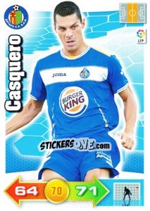 Sticker Casquero - Liga BBVA 2010-2011. Adrenalyn XL - Panini