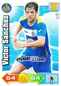 Sticker Víctor Sánchez - Liga BBVA 2010-2011. Adrenalyn XL n. 121 - Panini