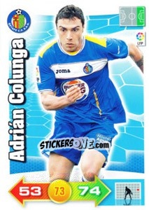 Sticker Adrián Colunga - Liga BBVA 2010-2011. Adrenalyn XL - Panini