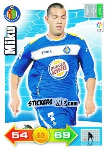 Cromo Miku - Liga BBVA 2010-2011. Adrenalyn XL - Panini