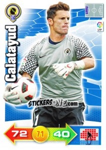 Sticker Calatayud - Liga BBVA 2010-2011. Adrenalyn XL n. 127 - Panini