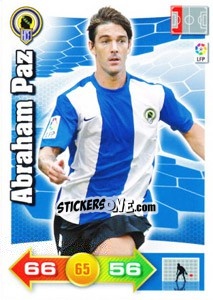 Cromo Abraham Paz - Liga BBVA 2010-2011. Adrenalyn XL - Panini
