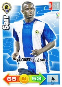 Sticker Sarr - Liga BBVA 2010-2011. Adrenalyn XL n. 131 - Panini