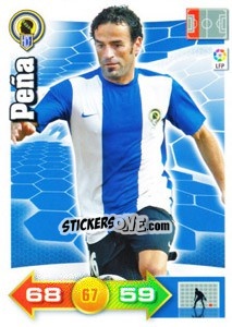 Sticker Peña - Liga BBVA 2010-2011. Adrenalyn XL n. 132 - Panini