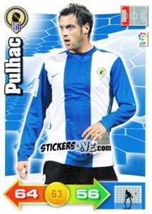 Sticker Pulhac - Liga BBVA 2010-2011. Adrenalyn XL n. 133 - Panini
