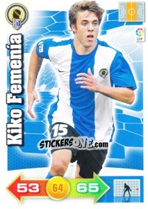 Sticker Kiko Femenía - Liga BBVA 2010-2011. Adrenalyn XL n. 138 - Panini