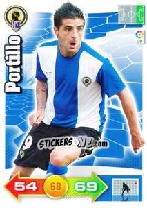 Figurina Portillo - Liga BBVA 2010-2011. Adrenalyn XL - Panini