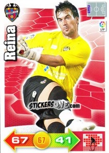 Sticker Reina - Liga BBVA 2010-2011. Adrenalyn XL n. 145 - Panini