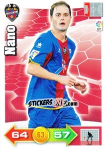 Cromo Nano - Liga BBVA 2010-2011. Adrenalyn XL - Panini