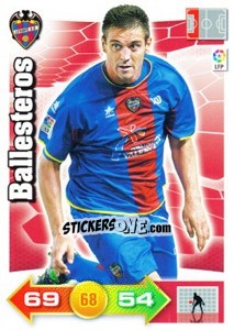 Sticker Ballesteros - Liga BBVA 2010-2011. Adrenalyn XL n. 148 - Panini