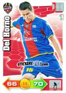 Sticker Del Horno - Liga BBVA 2010-2011. Adrenalyn XL n. 150 - Panini