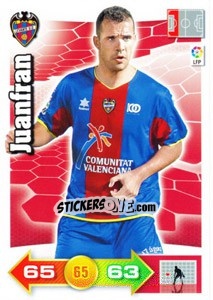 Sticker Juanfran - Liga BBVA 2010-2011. Adrenalyn XL n. 151 - Panini