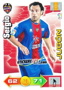Sticker Sergio - Liga BBVA 2010-2011. Adrenalyn XL n. 152 - Panini