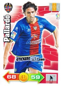 Sticker Pallardó - Liga BBVA 2010-2011. Adrenalyn XL n. 153 - Panini