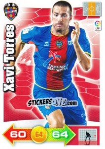 Sticker Xavi Torres - Liga BBVA 2010-2011. Adrenalyn XL - Panini