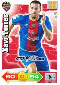 Sticker Xavi Torres - Liga BBVA 2010-2011. Adrenalyn XL n. 154 - Panini