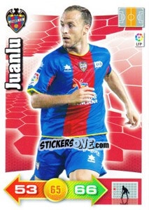 Sticker Juanlu - Liga BBVA 2010-2011. Adrenalyn XL - Panini