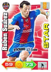 Sticker Rubén Suárez - Liga BBVA 2010-2011. Adrenalyn XL n. 158 - Panini