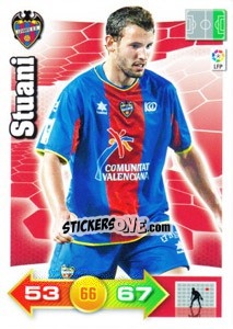 Figurina Stuani - Liga BBVA 2010-2011. Adrenalyn XL - Panini