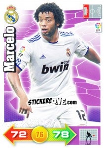 Sticker Marcelo - Liga BBVA 2010-2011. Adrenalyn XL n. 169 - Panini