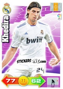 Sticker Khedira - Liga BBVA 2010-2011. Adrenalyn XL - Panini