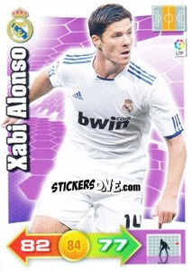 Sticker Xabi Alonso - Liga BBVA 2010-2011. Adrenalyn XL n. 171 - Panini