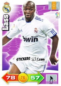 Sticker Lassana Diarra - Liga BBVA 2010-2011. Adrenalyn XL n. 172 - Panini