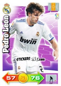 Sticker Pedro León - Liga BBVA 2010-2011. Adrenalyn XL n. 175 - Panini