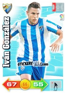 Cromo Iván González - Liga BBVA 2010-2011. Adrenalyn XL - Panini