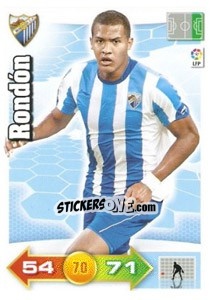 Sticker Rondón - Liga BBVA 2010-2011. Adrenalyn XL n. 196 - Panini