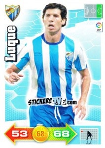Sticker Luque - Liga BBVA 2010-2011. Adrenalyn XL n. 197 - Panini
