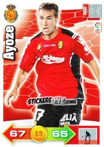 Sticker Ayoze - Liga BBVA 2010-2011. Adrenalyn XL n. 205 - Panini