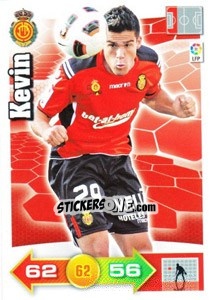 Sticker Kevin - Liga BBVA 2010-2011. Adrenalyn XL n. 206 - Panini