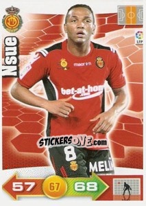 Cromo Nsue - Liga BBVA 2010-2011. Adrenalyn XL - Panini