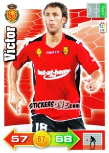 Sticker Víctor - Liga BBVA 2010-2011. Adrenalyn XL - Panini