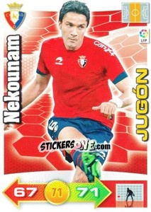 Cromo Nekounam - Liga BBVA 2010-2011. Adrenalyn XL - Panini