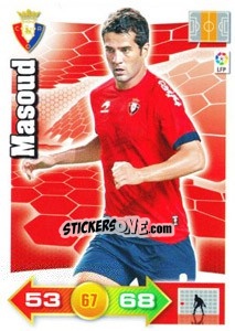 Cromo Masoud - Liga BBVA 2010-2011. Adrenalyn XL - Panini