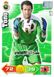 Figurina Toño - Liga BBVA 2010-2011. Adrenalyn XL - Panini