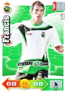 Sticker Francis - Liga BBVA 2010-2011. Adrenalyn XL n. 236 - Panini