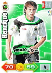 Sticker Henrique - Liga BBVA 2010-2011. Adrenalyn XL - Panini