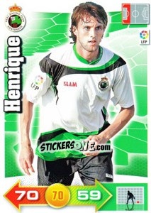 Sticker Henrique - Liga BBVA 2010-2011. Adrenalyn XL n. 238 - Panini