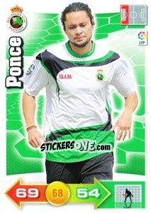 Sticker Ponce - Liga BBVA 2010-2011. Adrenalyn XL n. 240 - Panini