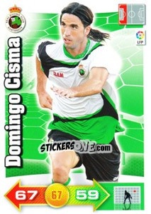 Sticker Domingo Cisma - Liga BBVA 2010-2011. Adrenalyn XL n. 241 - Panini