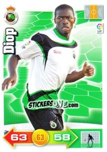 Cromo Diop - Liga BBVA 2010-2011. Adrenalyn XL - Panini