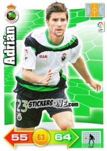 Sticker Adrián - Liga BBVA 2010-2011. Adrenalyn XL n. 247 - Panini