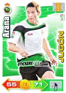 Sticker Arana - Liga BBVA 2010-2011. Adrenalyn XL n. 248 - Panini