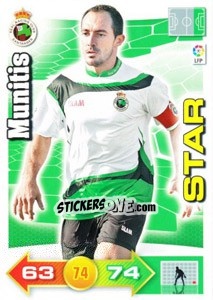 Sticker Munitis - Liga BBVA 2010-2011. Adrenalyn XL n. 250 - Panini