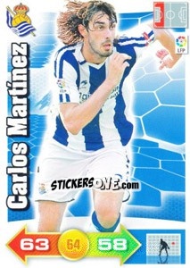 Sticker Carlos Martínez - Liga BBVA 2010-2011. Adrenalyn XL n. 254 - Panini