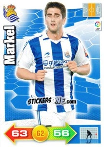 Sticker Markel - Liga BBVA 2010-2011. Adrenalyn XL n. 260 - Panini