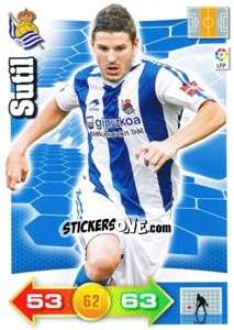 Sticker Sutil - Liga BBVA 2010-2011. Adrenalyn XL n. 266 - Panini